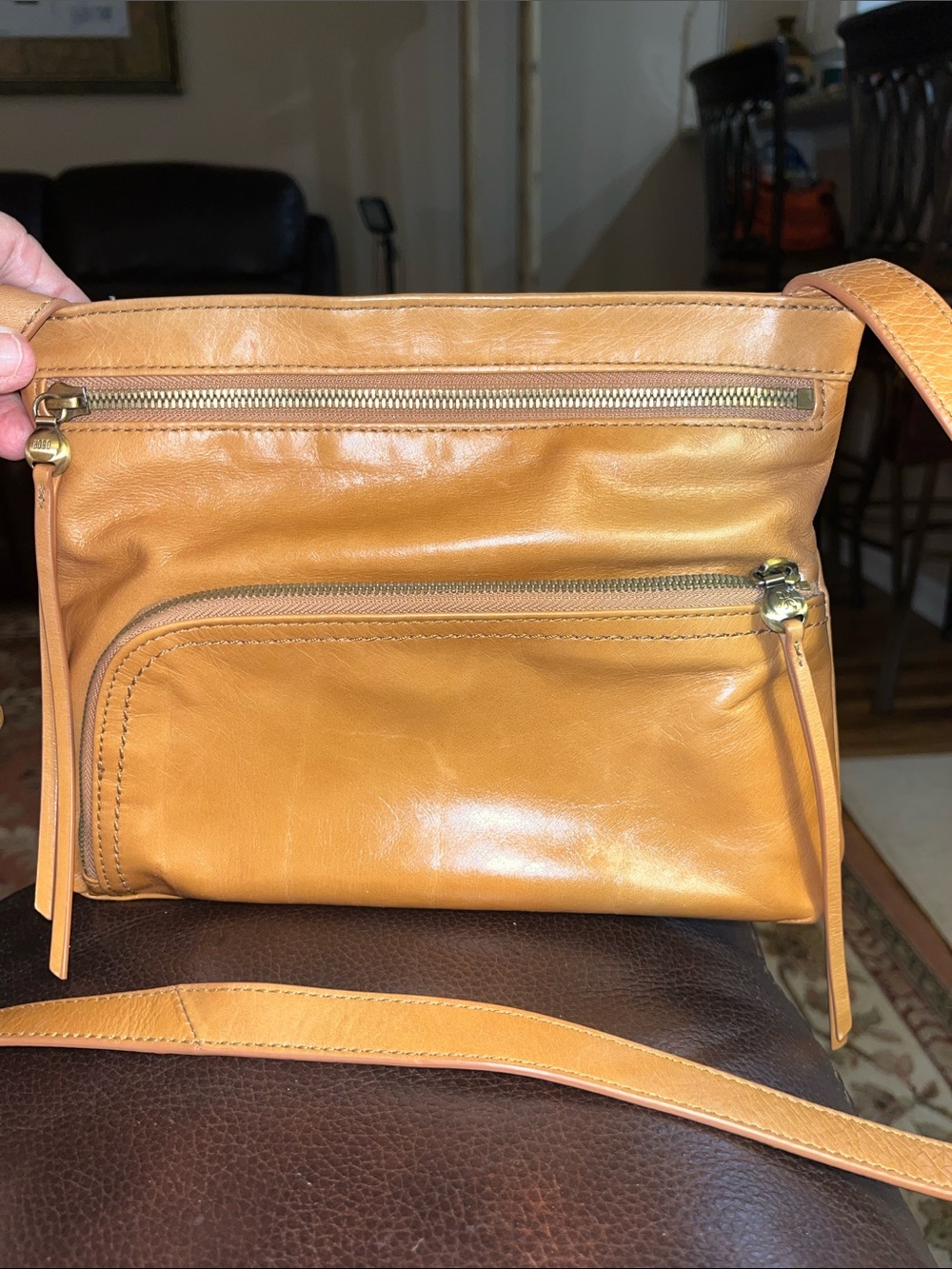 EUC Hobo International Cassie Convertible Leather Crossbody